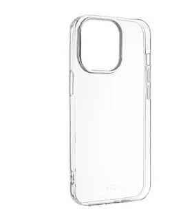 Puzdrá na mobilné telefóny Ultratenký gélový zadný kryt FIXED TPU Skin pre Apple iPhone 14 Pro, transparentná FIXTCS-930