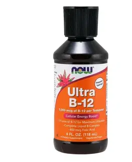 Vitamíny B NOW Foods Vitamín B-12 Ultra liquid 118 ml