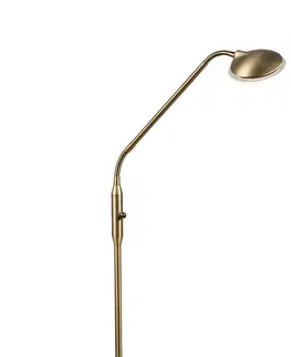 Stojace lampy Moderné stojace svietidlo bronzové vrátane LED - Eva