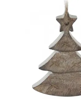 Vianočné dekorácie Stromček závesný 12cm