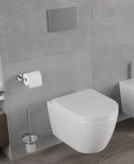 Záchody MEXEN - Rico Závesná WC misa vrátane sedátka s slow-tvrdý, biela 30478000