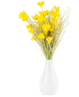 Kvety Umelé lúčne kvetiny 50 cm, žltá