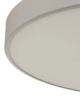 Stropné svietidlá s pohybovým senzorom TEMAR LIGHTING Stropné svietidlo Cleo 800, snímač, Ø 78 cm sivá