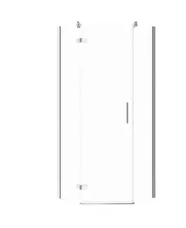 Sprchovacie kúty CERSANIT - Päťuholný sprchovací kút JOTA 80X80X195, ĽAVÝ, priehľadné sklo S160-010