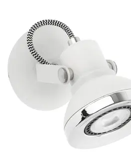 Bodové svetlá FARO BARCELONA Nástenné svietidlo Ring s LED v bielej
