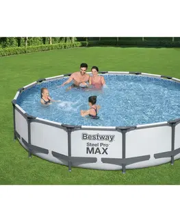 Bazény Bestway Nadzemný bazén Steel Pro MAX, 427 x 84 cm