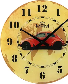 Hodiny Nástenné hodiny MPM Retro 4467, 30cm