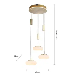SmartHome lustre Q-Smart-Home Paul Neuhaus Q-ETIENNE svetlo, rondel, mosadzná