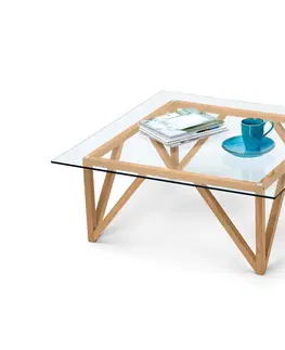 Coffee Tables Konferenčný stolík so sklenenou doskou
