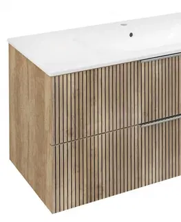Kúpeľňa SAPHO - CIRASA umývadlová skrinka 99,8x52x46cm, dub alabama strip CR100-2322