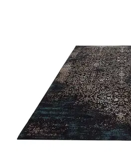 Koberce LuxD Dizajnový koberec Batik 240x160 cm / tmavo modrá