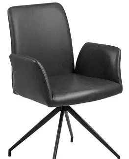 Plastové stoličky Stolička retro black
