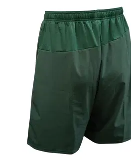 hokej Pánske šortky na pozemný hokej FH500 zelené