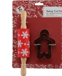 Kuchynské náčinia Vianočná sada na pečenie Gingerbread man, 4 ks