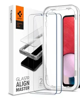 Puzdrá na mobilné telefóny Tvrdené sklo Spigen AlignMaster pre Samsung Galaxy A13, 2 kusy AGL04280