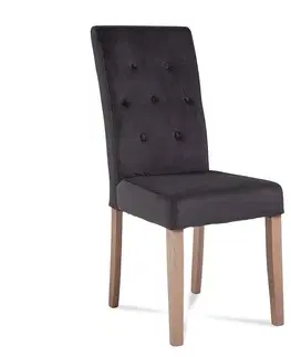 Čalúnené stoličky Stolička Venus šedá