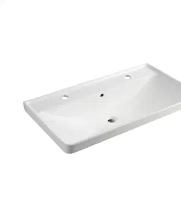 Kúpeľňový nábytok MEREO - Siena, kúpeľňová skrinka s keramickým umývadlom 101 cm, antracit mat CN4322