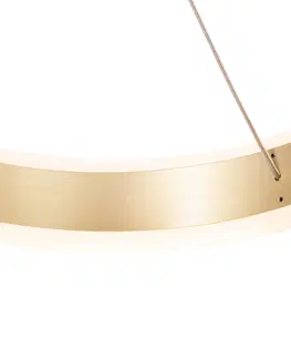 Zavesne lampy Závesné svietidlo mosadzné okrúhle vrátane LED 3-stupňové stmievateľné 3-svetlo - Lyani