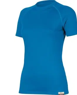 Tričká Merino triko Lasting ALEA 5151 modré vlnené L
