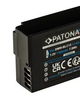 Predlžovacie káble PATONA PATONA - Aku Pana DMW-BLC12 1100mAh Li-Ion Platinum USB-C nabíjanie 