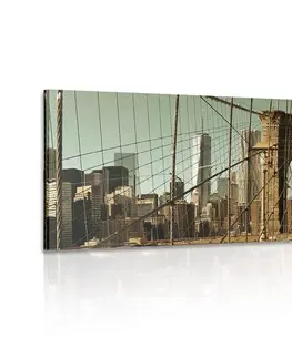 Obrazy mestá Obraz most Manhattan v New Yorku