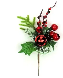 Vianočné dekorácie – do vnútra Vetvička stroik 25 cm 443088
