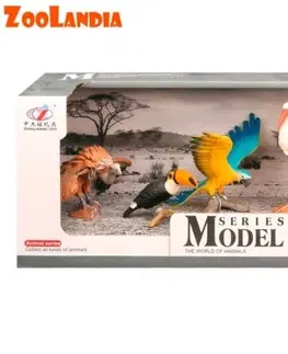 Hračky - figprky zvierat MIKRO TRADING - Zoolandia sada vtáky v krabičke