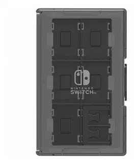 Príslušenstvo k herným konzolám Puzdro na 24 herných kariet pre Nintendo Switch (čierne) NSP200