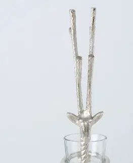Svietniky Svietnik Reindeer 37cm silver