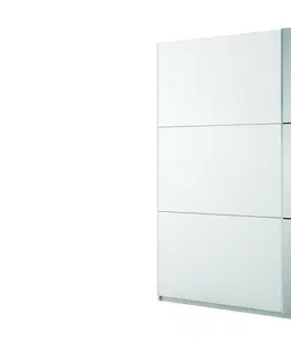 Šatníkové skrine BASIA 250 šatníková skriňa s posuvnými dverami, biela