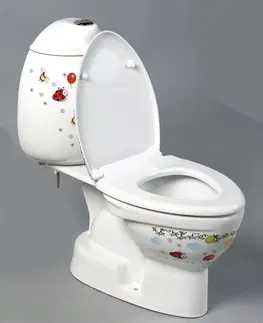 Kúpeľňa SAPHO - KID detské WC kombi vr.nádržky, spodný odpad, farebná potlač CK301.400.0F