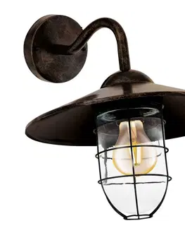 Záhradné lampy Eglo Eglo 94863 - Vonkajšie svietidlo MELGOA 1xE27/60W/230V IP44 