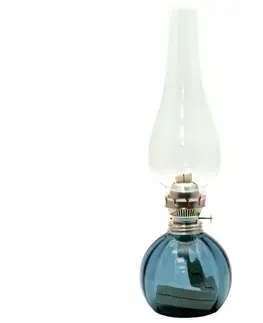 Lampy Floriánova huť Petrolejová lampa BASIC 38 cm dym 