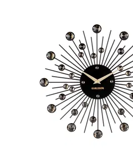 Hodiny Designové nástenné hodiny 4860BK Karlsson 30cm
