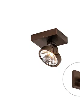 Nastenne lampy Dizajnové bodové tmavé bronzové otočné a naklápacie - Go