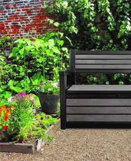 Záhradné lavice Záhradná lavica s úložným priestorom HUDSON Keter