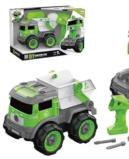Hračky - dopravné stroje a traktory LAMPS - Auto smetiarske skrutkovacie 15cm