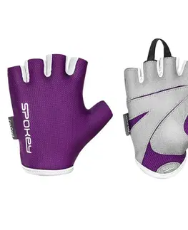 Opasky, háky a fitness rukavice Spokey LADY FIT Dámske fitness rukavice, fialové, vel-L