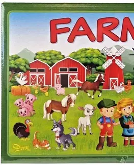 Hračky rodinné spoločenské hry HYDRODATA - Spoločenská hra Farma