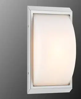 Vonkajšie nástenné svietidlá LCD Vonkajšie nástenné svietidlo LED 052, biele