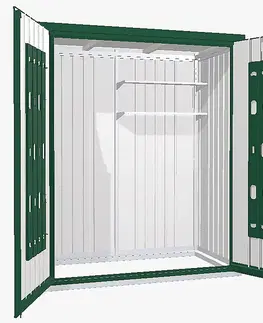 Úložné boxy Biohort Skriňa na náradie Biohort vel. 150 155 x 83 (tmavo zelená) 150 cm (2 krabice)