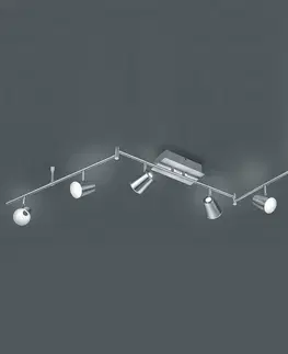 Stropné svietidlá Trio Lighting Ohnuté stropné LED svietidlo Narcos