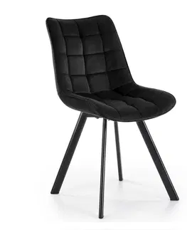 Jedálenské stoličky HALMAR K332 jedálenská stolička čierna