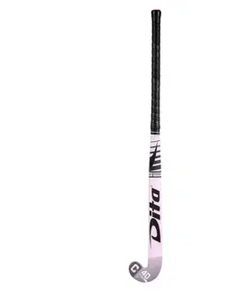 hokej Hokejka pre pokročilých dospelých hráčov 40% karbón low bow FiberTec C40 svetloružová