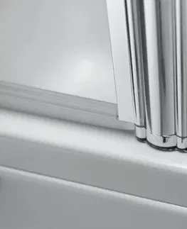 Sprchové dvere GELCO - ONE vaňová zástena skladacia 900, číre sklo GO1190