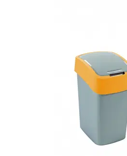 Odpadkové koše CURVER - Kôš na odpad 25L šedo- oranžový