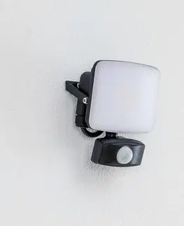 Vonkajšie nástenné svietidlá so senzorom PRIOS Prios Paityn vonkajšie LED svetlo so snímačom 10 W