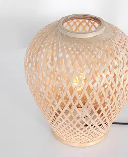 Stolové lampy Steinhauer Stolová lampa Maze, prírodná