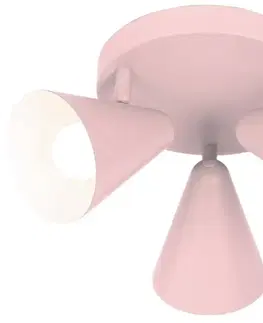 Stropná svetla Stropné bodové svetlo AMOR Candellux Ružová