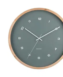 Hodiny Karlsson 5938GR dizajnové nástenné hodiny 41 cm